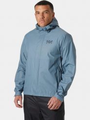 Płaszcz Przeciwdeszczowy Męski Helly Hansen Loke 2.0. Czarne płaszcze męskie Helly Hansen, l, bez wzorów, z materiału, długie, bez kaptura. Za 559.00 zł.