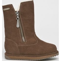 Emu Australia - Śniegowce dziecięce Gravelly. Czarne śniegowce dziewczęce Emu Australia, z gumy, bez zapięcia. Za 389.90 zł.
