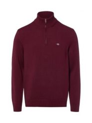 Gant sweter bez rękawów z dzianiny Mężczyźni Bawełna czerwony, XL. Czerwone swetry przez głowę męskie GANT, m, bez wzorów, z bawełny, bez kołnierzyka. Za 699.95 zł.