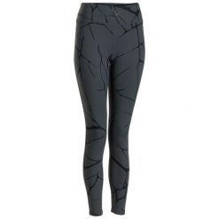 Leginsy fitness damskie Breath Long Tights. Czarne legginsy damskie Joma, bez wzorów, z elastanu. Za 99.99 zł.