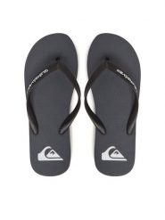 Quiksilver Japonki Molokai Core AQYL101325 Czarny. Czarne klapki męskie Quiksilver, z tworzywa sztucznego, sportowe. Za 49.99 zł.