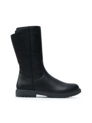 Geox Kozaki J Eclair G. E J169QE 000BC C9999 S Czarny. Czarne buty zimowe dziewczęce Geox, bez wzorów, ze skóry, bez zapięcia. Za 219.99 zł.