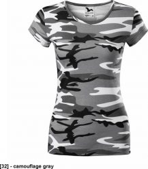 MALFINI Camo Pure C22 - ADLER - Koszulka damska, 150 g/m2, 100% bawełna, - camouflage gray 2XL. Szare t-shirty damskie Malfini, m, bez wzorów, z bawełny, bez kołnierzyka. Za 26.55 zł.