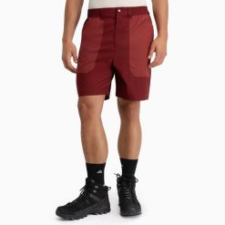 Męskie wodoodporne spodenki trekkingowe Siroko Range Maroon. Brązowe krótkie spodenki sportowe męskie SIROKO, m, bez wzorów, trekkingowe. W wyprzedaży za 126.00 zł.