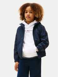 Tommy Hilfiger Wiatrówka Flag KB0KB09737 Granatowy Regular Fit. Niebieskie kurtki i płaszcze dla chłopców Tommy Hilfiger, bez wzorów, z syntetyku, bez kaptura. Za 399.99 zł.
