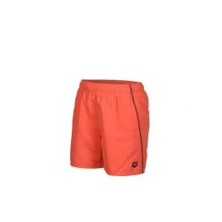 Spodenki Arena Beach Boxer Solid junior. Brązowe szorty dla chłopców Arena, bez wzorów, z materiału. Za 45.49 zł.