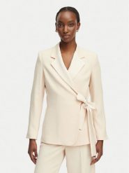 Marella Marynarka Geleda 2613041102 Beżowy Slim Fit. Brązowe żakiety damskie Marella, bez wzorów, z acetatu. Za 1,779.00 zł.