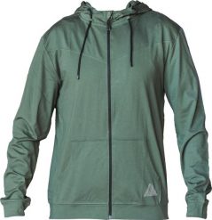 Joma Joma Indoor Gym Zip-Up Hoodie 102970-477 Zielone S. Zielone bluzy męskie Joma, m, bez wzorów, bez kaptura. Za 108.99 zł.