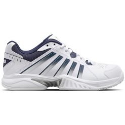 Buty do tenisa K-Swiss Receiver V Omni. Białe buty sportowe męskie K-SWISS, bez zapięcia, tenisowe. Za 465.50 zł.