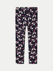 NAME IT Legginsy Vivian 13225099 Granatowy Regular Fit. Niebieskie legginsy dla dziewczynek Name it, bez wzorów, z bawełny. Za 29.99 zł.