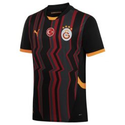 Męska koszulka Galatasaray SK 24/25 PUMA Black Intense Orange. Brązowe koszulki sportowe męskie Puma, l, bez wzorów, bez kołnierzyka, bez ramiączek, do piłki nożnej. W wyprzedaży za 269.00 zł.