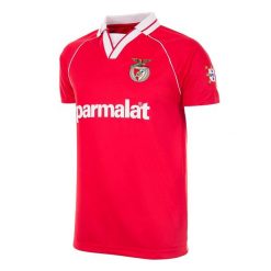Koszulka piłkarska retro - dorosły - SL Benfica 1994-95 - Czerwony. Czerwone koszulki sportowe męskie COPA FOOTBALL, xs, bez wzorów, z materiału, bez kołnierzyka, bez ramiączek, do piłki nożnej. Za 343.93 zł.