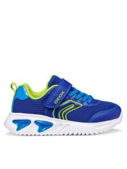Geox Sneakersy J Assister Boy J45DZC 014CE C4344 M Niebieski. Niebieskie buty sportowe chłopięce Geox, bez wzorów, z materiału, bez zapięcia. Za 229.99 zł.