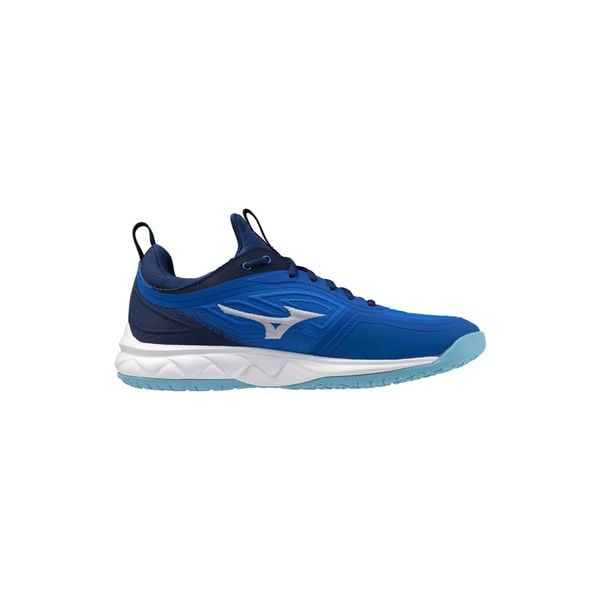 Techniczne kapcie Mizuno Wave Luminous 3 unisex do biegania. Niebieskie buty sportowe męskie Mizuno, z materiału, bez zapięcia, do biegania, mizuno wave. Za 638.30 zł.