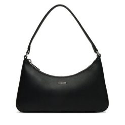 Torebka Calvin Klein. Czarne torebki do ręki damskie Calvin Klein, bez wzorów, klasyczne, bez dodatków. Za 319.99 zł.