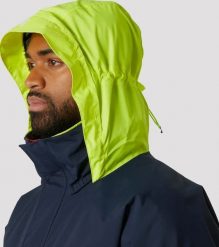 Kurtka przeciwdeszczowa Helly Hansen Pier 4.0 Jacket - navy. Niebieskie kurtki męskie Helly Hansen, m, bez wzorów, bez kaptura. Za 1,300.84 zł.