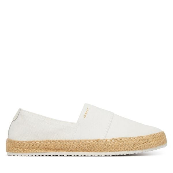 Espadryle Gant. Białe espadryle damskie GANT, bez wzorów, bez obcasa, bez zapięcia. Za 369.99 zł.