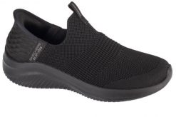 Buty sportowe Sneakersy damskie, Slip-Ins: Ultra Flex 3.0 - Cozy Streak. Czarne obuwie sportowe damskie Skechers, bez wzorów, z materiału, trekkingowe. Za 309.00 zł.