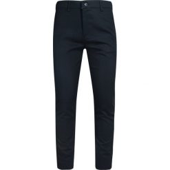 Spodnie Casualowe, Ciemne Granatowe Chinosy z Elastanem, Zwężana Nogawka, Męskie -QUICKSIDE. Eleganckie spodnie męskie Quickside, m, bez wzorów, z elastanu. Za 159.00 zł.