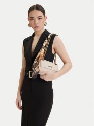 Just Cavalli Torebka 80RA4BF5 ZSB81 Kremowy. Białe torebki do ręki damskie Just Cavalli, bez wzorów, ze skóry, bez dodatków. Za 444.99 zł.