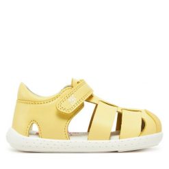 Sandały Garvalin. Żółte sandały dziewczęce Garvalin, bez zapięcia. Za 179.99 zł.