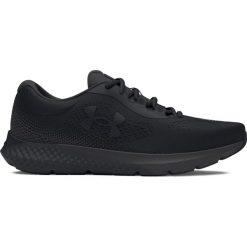 Damskie buty do biegania Under Armour Charged Rogue 4. Czarne obuwie sportowe damskie Under Armour, bez wzorów, z materiału, do biegania. Za 292.00 zł.