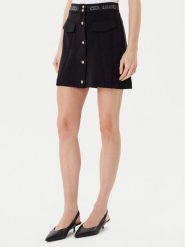 Liu Jo Spódnica TF5092 J4616 Czarny Regular Fit. Czarne spódnice damskie Liu Jo, xxl, bez wzorów, z syntetyku, mini. Za 629.99 zł.