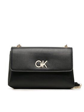 Torebka Calvin Klein. Brązowe torebki do ręki damskie Calvin Klein, bez wzorów, klasyczne, bez dodatków. Za 512.99 zł.