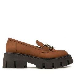 Loafersy R.Polański. Brązowe mokasyny damskie R.Polański. Za 419.99 zł.