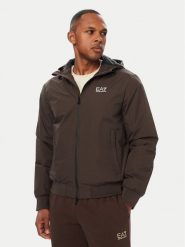 EA7 Emporio Armani Kurtka przejściowa 8NPB21 PNFZZ U6027 Brązowy ciemny Regular Fit. Brązowe kurtki męskie EA7 Emporio Armani, m, bez wzorów, z syntetyku, bez kaptura. Za 934.99 zł.