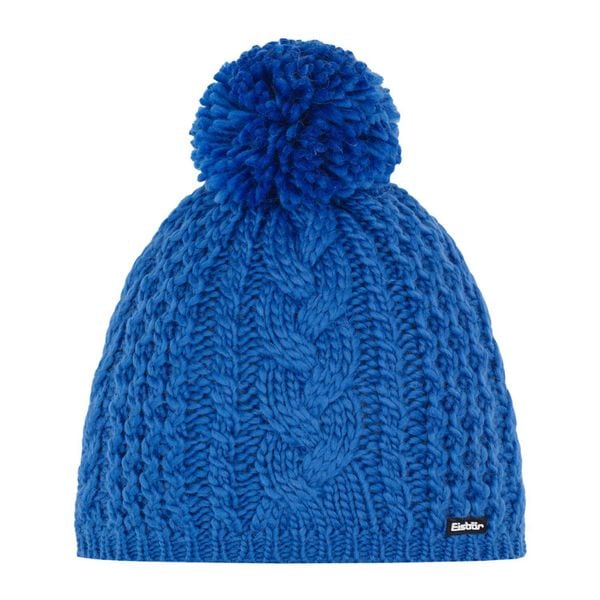 Czapka Eisbar Afra Pompon MÜ. Niebieskie czapki i kapelusze damskie Eisbar, bez wzorów, z wełny, sportowe. Za 179.90 zł.