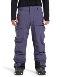 Spodnie do sportów zimowych techniczne dla Mężczyzn UTILITY. Brązowe spodnie snowboardowe męskie Quiksilver, l, bez wzorów, z materiału, narciarskie. Za 729.99 zł.