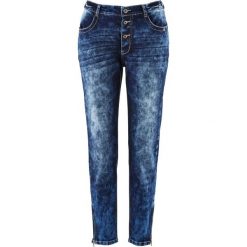 Dżinsy ze stretchem Boyfriend bonprix ciemny denim. Jeansy damskie marki bonprix. Za 49.99 zł.