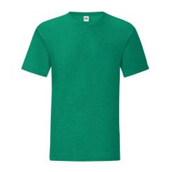 Męska Koszulka Iconic 150. Zielone koszulki sportowe męskie Fruit of the Loom, m, bez wzorów, bez kołnierzyka, bez ramiączek, trekkingowe. Za 28.99 zł.