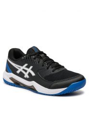 Asics Buty do tenisa Gel-Dedicate 8 1041A408 Czarny. Czarne buty sportowe męskie Asics, ze skóry, bez zapięcia, tenisowe. Za 329.99 zł.