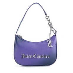Torebka Juicy Couture. Fioletowe torebki do ręki damskie Juicy Couture, bez wzorów, klasyczne, bez dodatków. Za 279.99 zł.