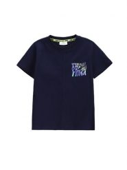 Coccodrillo T-Shirt WC5143204CBK Granatowy Regular Fit. Niebieskie t-shirty dla chłopców COCCODRILLO, bez wzorów, z bawełny, bez ramiączek. Za 29.99 zł.