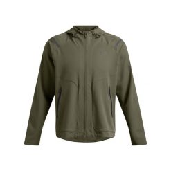 Kurtka Under Armour Unstoppable Left Chest. Czarne kurtki męskie Under Armour, m, bez wzorów, z materiału, z kapturem. Za 458.70 zł.