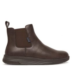 Sztyblety Liu Jo. Brązowe botki męskie Liu Jo, bez wzorów, bez zapięcia. Za 629.99 zł.