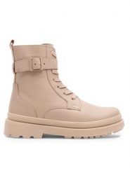 Lasocki Young Trapery Sveva CI12-SVEVA-01 Beżowy. Brązowe buty zimowe dziewczęce Lasocki Young, bez wzorów, ze skóry, bez zapięcia. Za 199.99 zł.