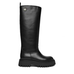 Kozaki G-Star Raw. Czarne kozaki damskie G-Star Raw, bez obcasa. Za 649.99 zł.