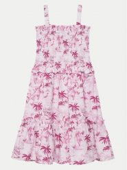 Guess Sukienka codzienna J5GK12 WG5S2 Kolorowy Regular Fit. Sukienki dla dziewczynek Guess, z aplikacjami, z wiskozy, bez ramiączek. Za 199.99 zł.