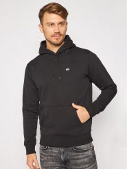 Tommy Jeans Bluza Regular Fleece DM0DM09593 Czarny Regular Fit. Czarne bluzy męskie Tommy Jeans, m, bez wzorów, z jeansu, bez kaptura. Za 229.99 zł.