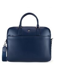 Beverly Hills Polo Club Torba na laptopa CWBEO-BHPC-L-016-07. Granatowy. Niebieskie torby na laptopa męskie Beverly Hills Polo Club, bez wzorów, ze skóry. Za 219.99 zł.