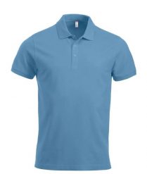 Clique Classic Lincoln S/S koszulka polo męska — nowoczesny fason, 100% bawełna. Niebieskie koszulki polo męskie CLIQUE, m, bez wzorów, z bawełny, klasyczne, bez ramiączek. Za 121.19 zł.