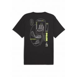 Męska koszulka do biegania z grafiką NITRO™ PUMA Black. Czarne koszulki sportowe męskie Puma, l, bez wzorów, bez kołnierzyka, bez ramiączek, do biegania. W wyprzedaży za 84.00 zł.