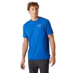 Koszulka męska Helly Hansen Skog Recycled Graphic T-Shirt. Niebieskie t-shirty męskie Helly Hansen, m, bez wzorów, z elastanu, bez kołnierzyka. Za 200.95 zł.
