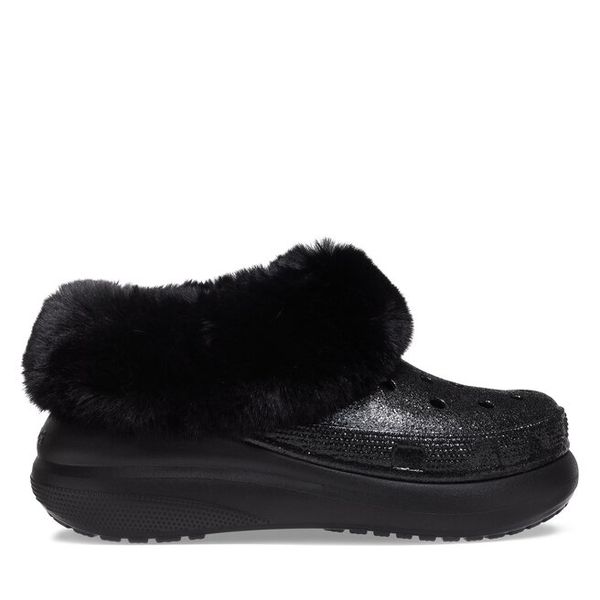 Kapcie Crocs. Czarne kapcie damskie Crocs, bez wzorów. Za 399.99 zł.