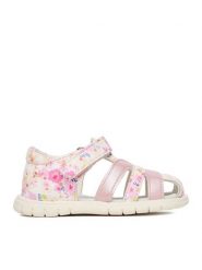 Nelli Blu Sandały CEO-CM230827-3 Różowy. Czerwone sandały dziewczęce Nelli Blu, ze skóry, bez zapięcia. Za 89.99 zł.