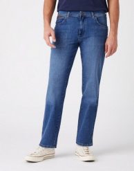 WRANGLER TEXAS MĘSKIE SPODNIE JEANSOWE SPOTLITE W121YJ38N 112145779. Spodnie materiałowe męskie Wrangler, l, bez wzorów, z jeansu. Za 229.99 zł.